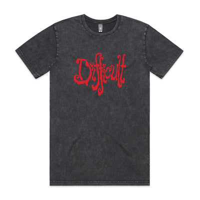 Difficult Tee by Lonely Kids Club. All clothing from our T-shirts to our shorts and hoodies are ethically made, and printed packed and shipped from Sydney.