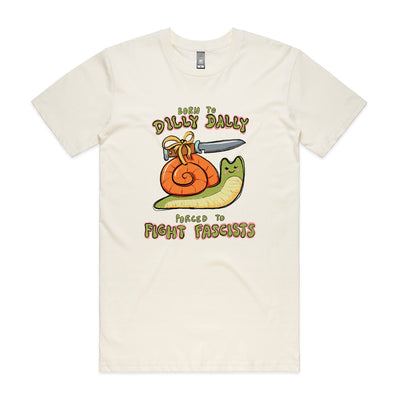 Dilly Dally Tee by Lonely Kids Club. All clothing from our T-shirts to our shorts and hoodies are ethically made, and printed packed and shipped from Sydney.