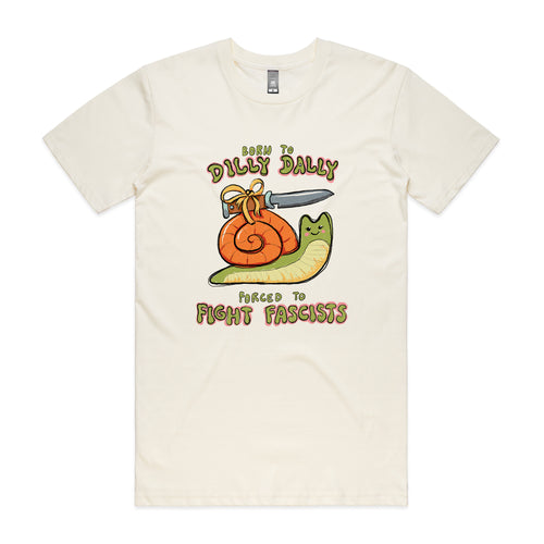 Dilly Dally Tee by Lonely Kids Club. All clothing from our T-shirts to our shorts and hoodies are ethically made, and printed packed and shipped from Sydney.
