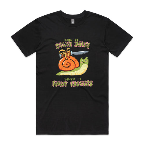 Dilly Dally Tee by Lonely Kids Club. All clothing from our T-shirts to our shorts and hoodies are ethically made, and printed packed and shipped from Sydney.