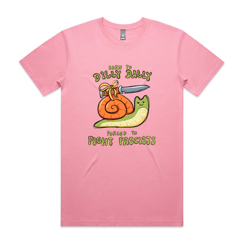 Dilly Dally Tee by Lonely Kids Club. All clothing from our T-shirts to our shorts and hoodies are ethically made, and printed packed and shipped from Sydney.