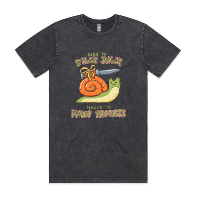 Dilly Dally Tee by Lonely Kids Club. All clothing from our T-shirts to our shorts and hoodies are ethically made, and printed packed and shipped from Sydney.