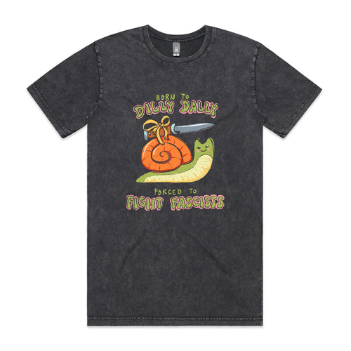 Dilly Dally Tee by Lonely Kids Club. All clothing from our T-shirts to our shorts and hoodies are ethically made, and printed packed and shipped from Sydney.