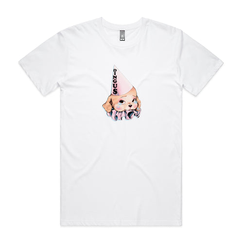 Dingus Dog Tee by Lonely Kids Club. All clothing from our T-shirts to our shorts and hoodies are ethically made, and printed packed and shipped from Sydney.