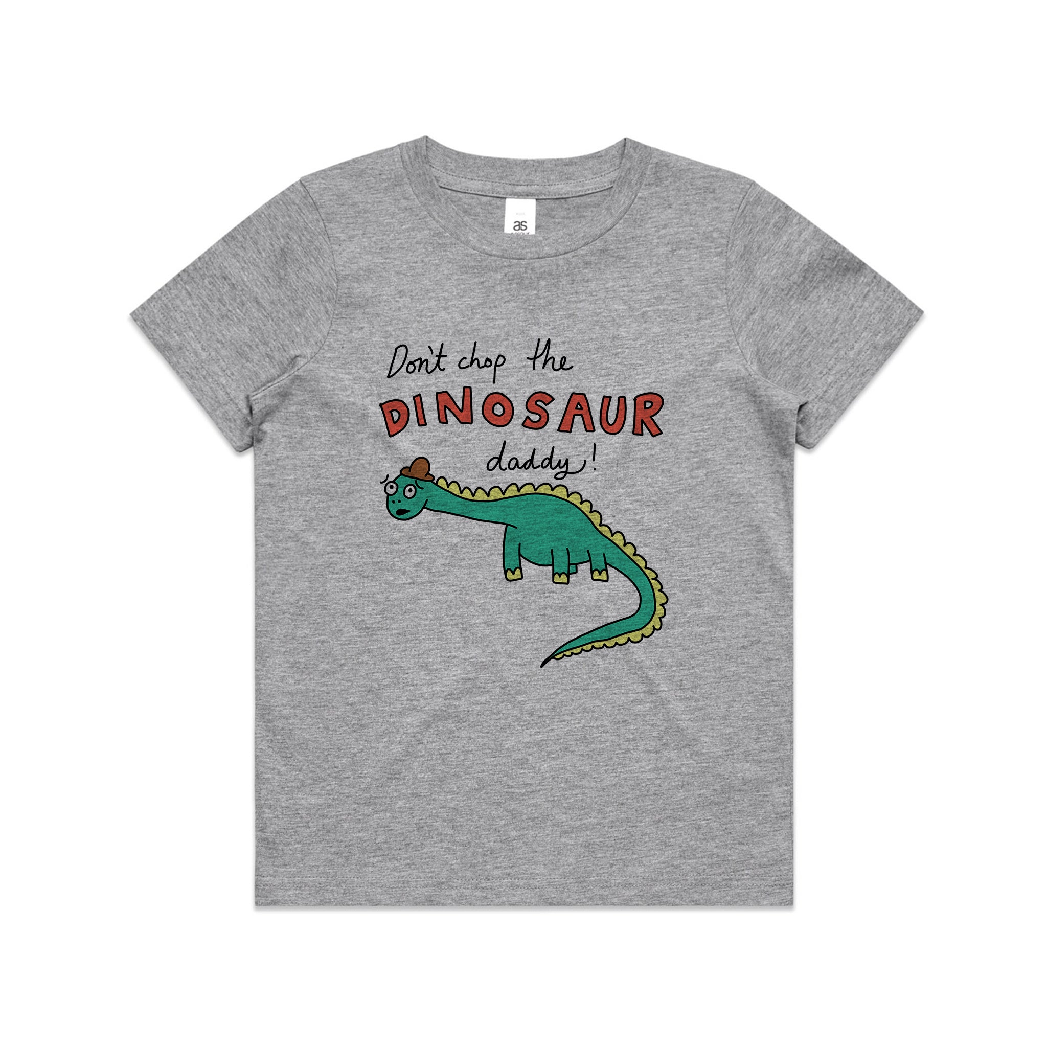 Don't Chop The Dinosaur Kids Tee