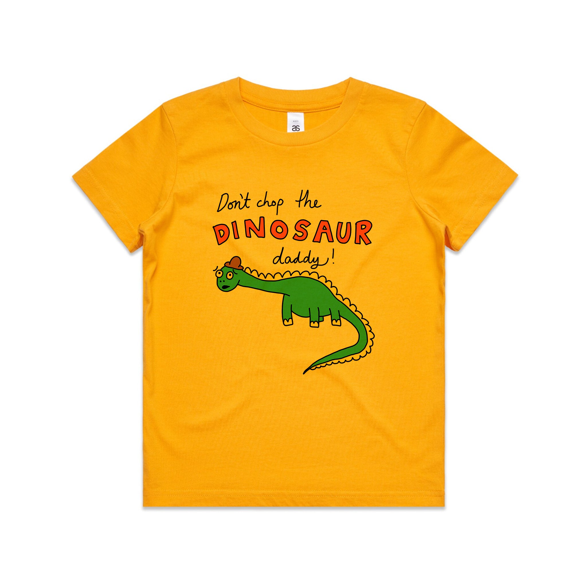 Don't Chop The Dinosaur Kids Tee