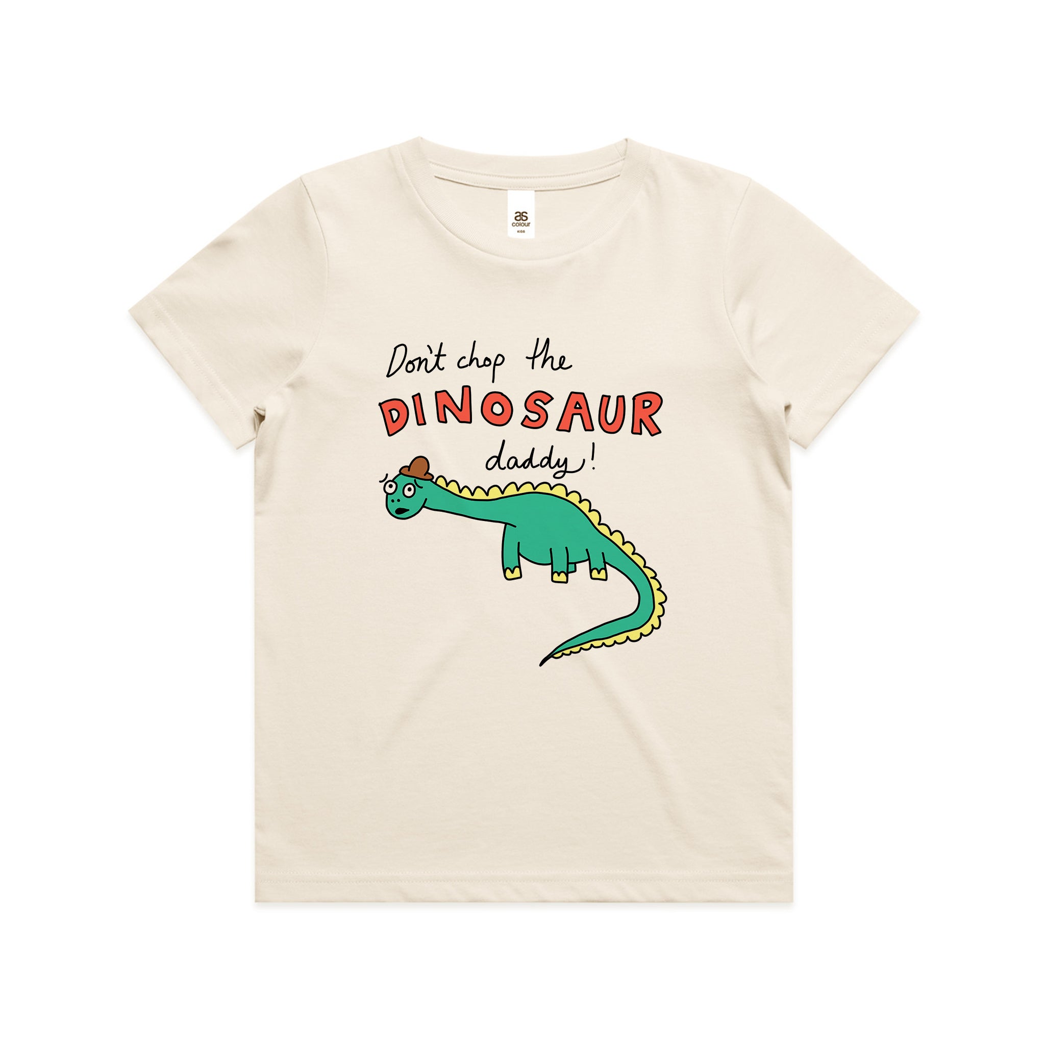 Don't Chop The Dinosaur Kids Tee