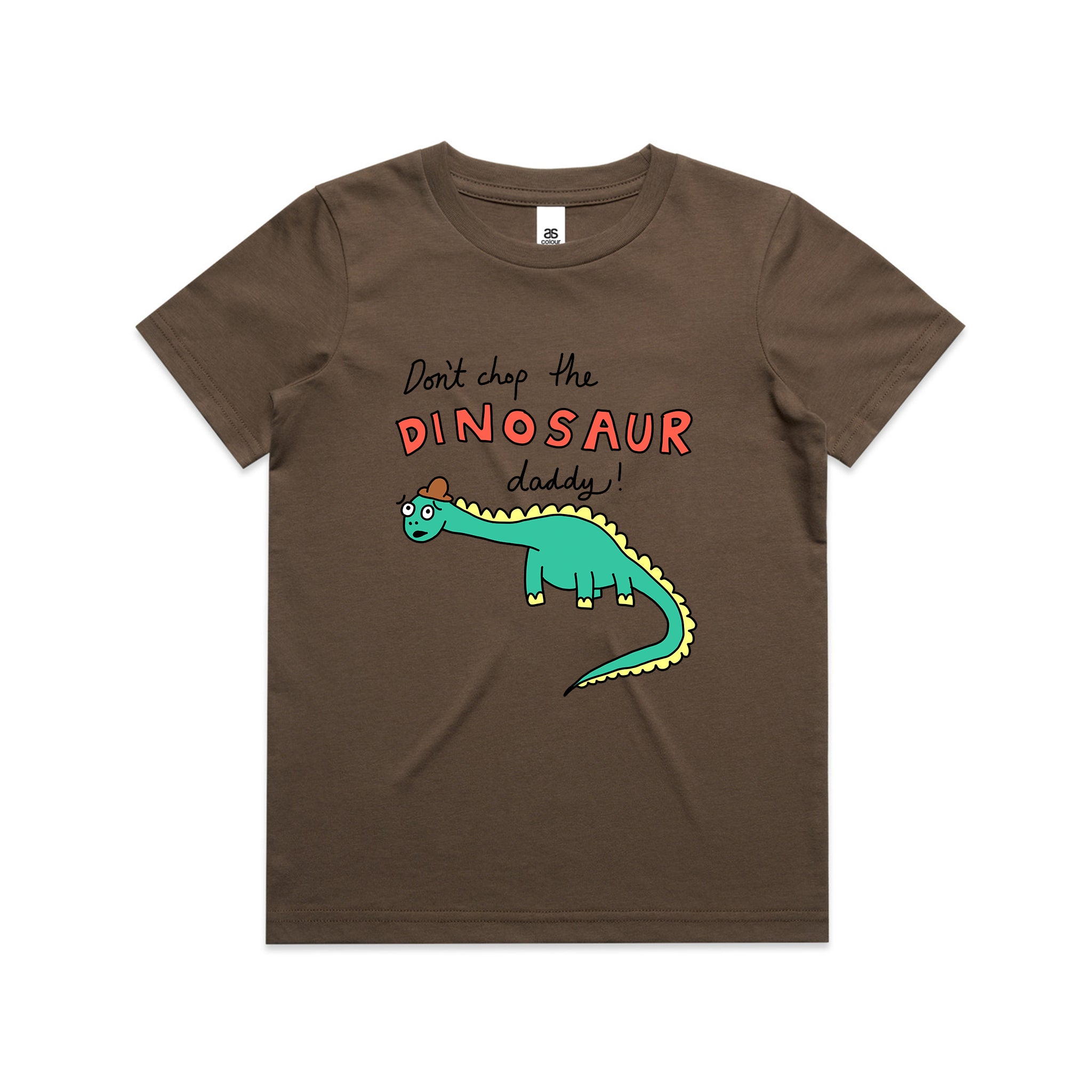 Don't Chop The Dinosaur Kids Tee