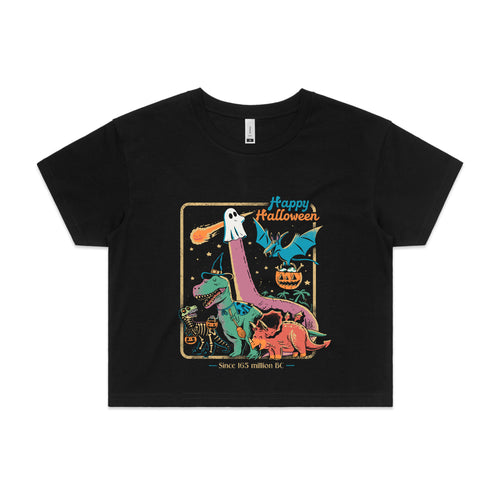 Dino Halloween Tee by Lonely Kids Club. All clothing from our T-shirts to our shorts and hoodies are ethically made, and printed packed and shipped from Sydney.