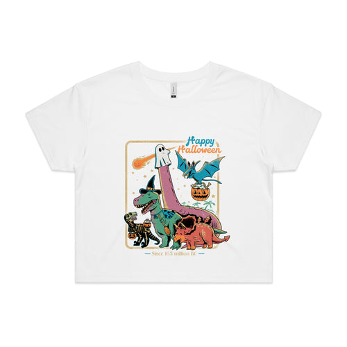 Dino Halloween Tee by Lonely Kids Club. All clothing from our T-shirts to our shorts and hoodies are ethically made, and printed packed and shipped from Sydney.