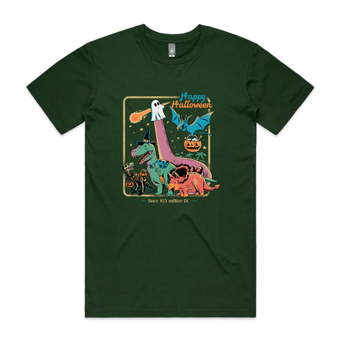 Dino Halloween Tee by Lonely Kids Club. All clothing from our T-shirts to our shorts and hoodies are ethically made, and printed packed and shipped from Sydney.