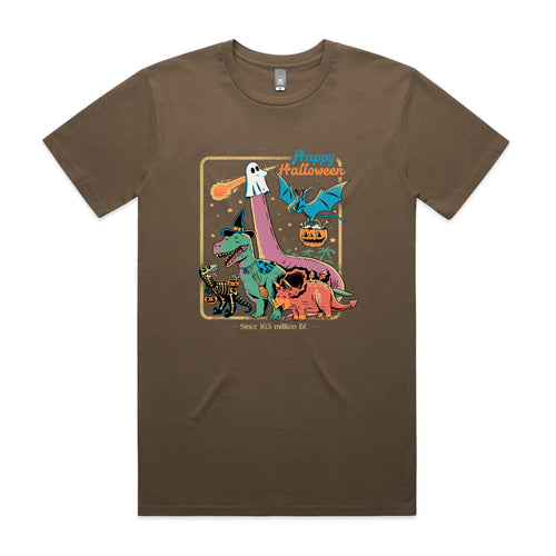 Dino Halloween Tee by Lonely Kids Club. All clothing from our T-shirts to our shorts and hoodies are ethically made, and printed packed and shipped from Sydney.
