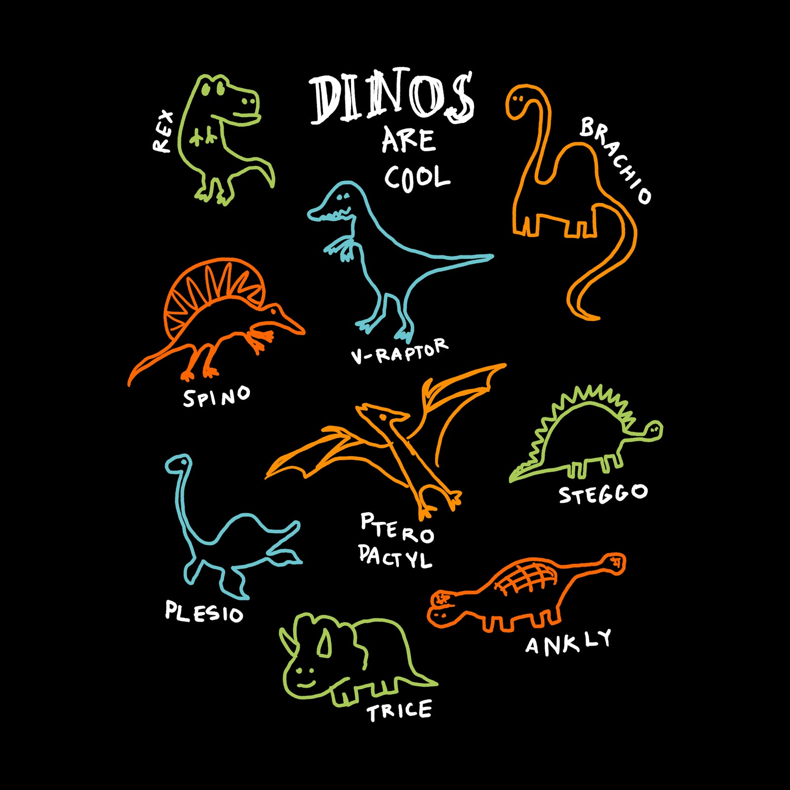 Dinos Are Cool Tee