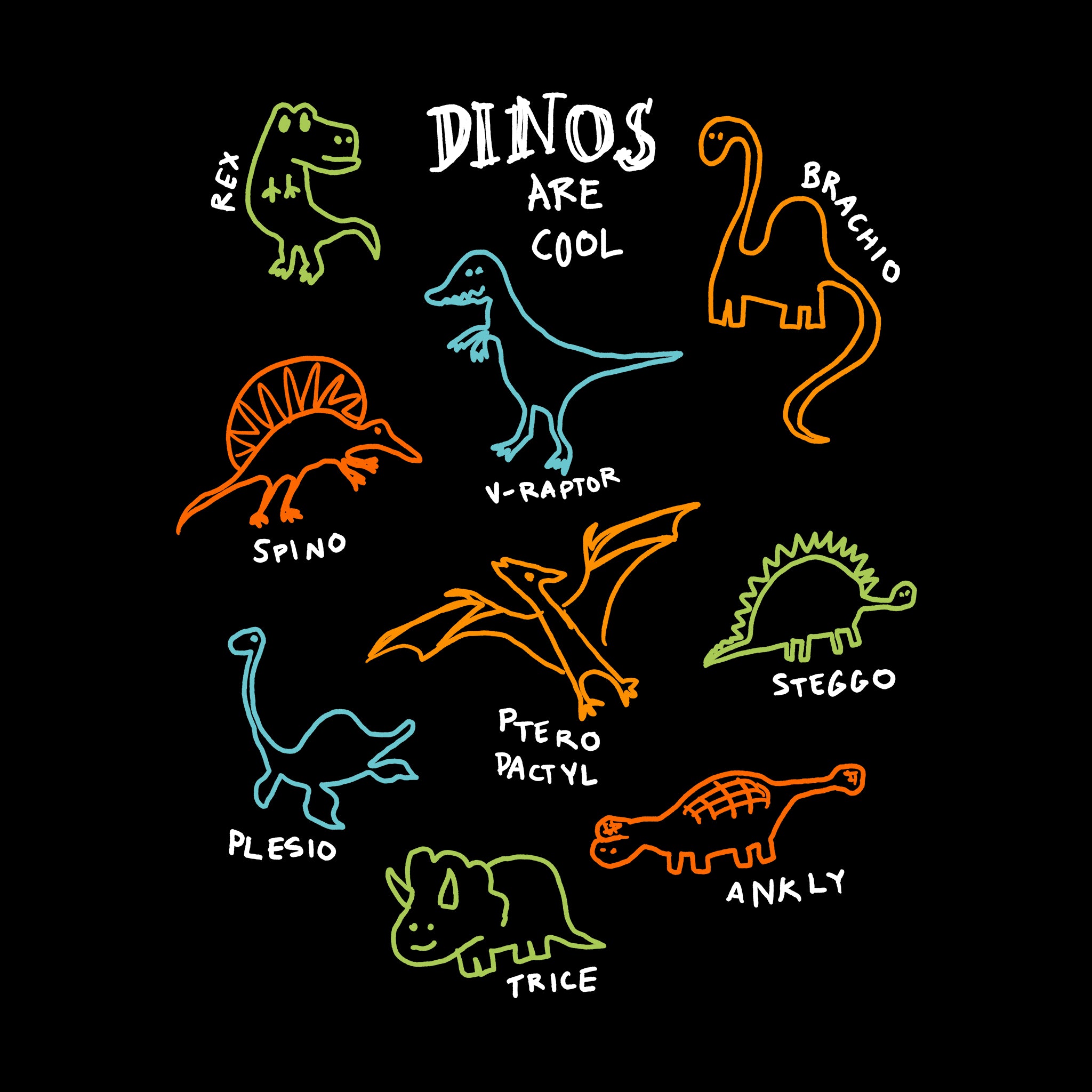 Dinos Are Cool Tee
