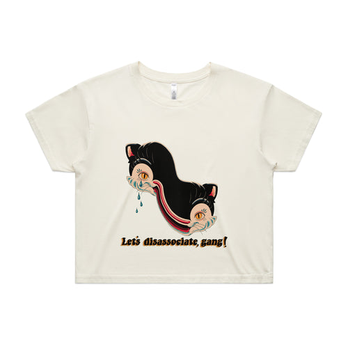 Disassociate Tee by Lonely Kids Club. All clothing from our T-shirts to our shorts and hoodies are ethically made, and printed packed and shipped from Sydney.