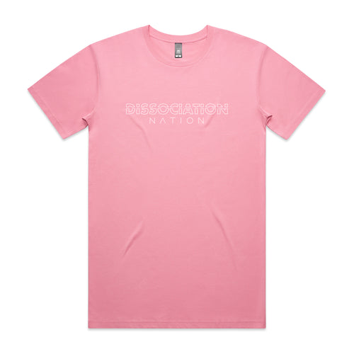 Dissociation Nation Tee by Lonely Kids Club. All clothing from our T-shirts to our shorts and hoodies are ethically made, and printed packed and shipped from Sydney.