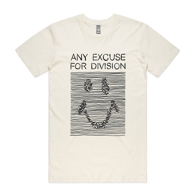 Division Tee by Lonely Kids Club. All clothing from our T-shirts to our shorts and hoodies are ethically made, and printed packed and shipped from Sydney.