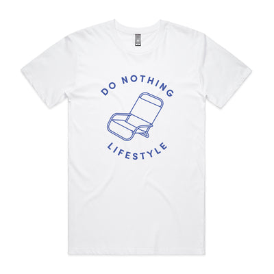 Do Nothing Lifestyle Tee by Lonely Kids Club. All clothing from our T-shirts to our shorts and hoodies are ethically made, and printed packed and shipped from Sydney.