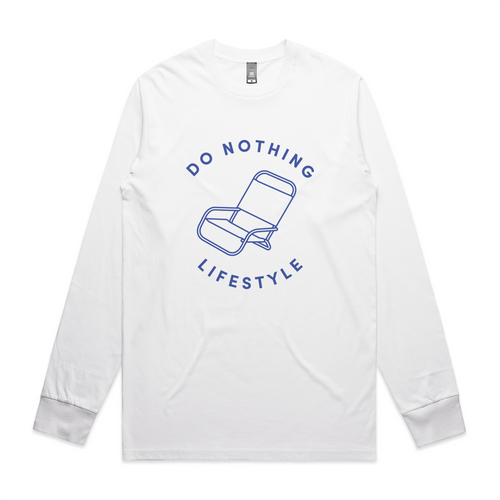 Do Nothing Lifestyle Tee by Lonely Kids Club. All clothing from our T-shirts to our shorts and hoodies are ethically made, and printed packed and shipped from Sydney.