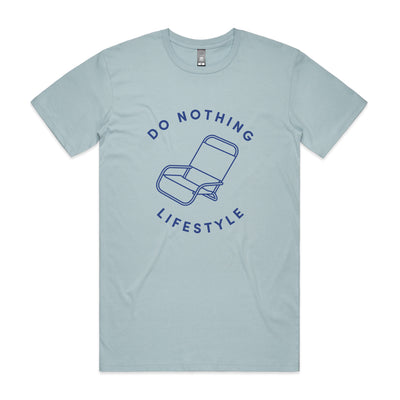 Do Nothing Lifestyle Tee by Lonely Kids Club. All clothing from our T-shirts to our shorts and hoodies are ethically made, and printed packed and shipped from Sydney.