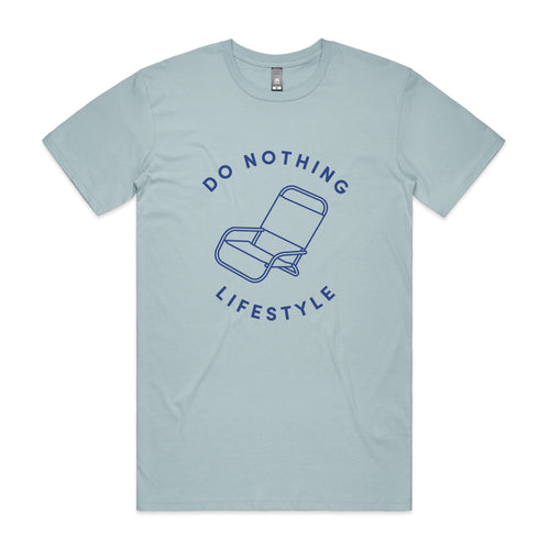 Do Nothing Lifestyle Tee by Lonely Kids Club. All clothing from our T-shirts to our shorts and hoodies are ethically made, and printed packed and shipped from Sydney.