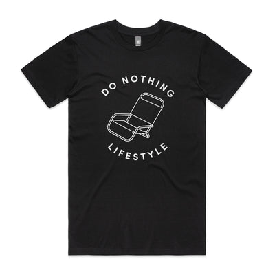 Do Nothing Lifestyle Tee by Lonely Kids Club. All clothing from our T-shirts to our shorts and hoodies are ethically made, and printed packed and shipped from Sydney.