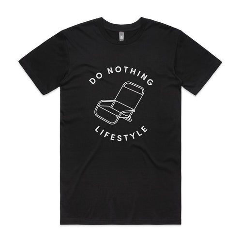 Do Nothing Lifestyle Tee by Lonely Kids Club. All clothing from our T-shirts to our shorts and hoodies are ethically made, and printed packed and shipped from Sydney.