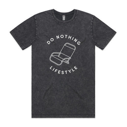 Do Nothing Lifestyle Tee by Lonely Kids Club. All clothing from our T-shirts to our shorts and hoodies are ethically made, and printed packed and shipped from Sydney.
