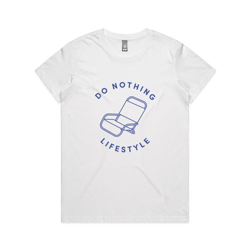 Do Nothing Lifestyle Tee by Lonely Kids Club. All clothing from our T-shirts to our shorts and hoodies are ethically made, and printed packed and shipped from Sydney.