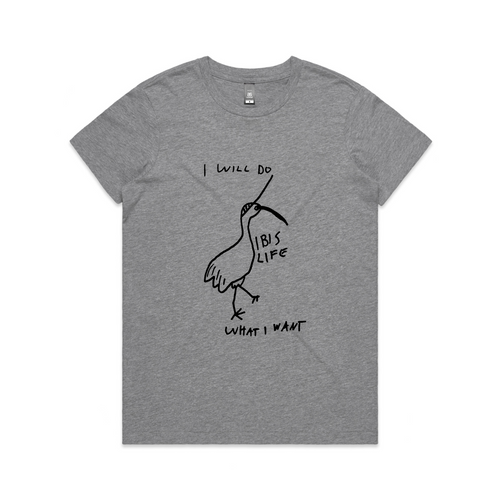 Do What I Want Ibis Life Tee by Lonely Kids Club. All clothing from our T-shirts to our shorts and hoodies are ethically made, and printed packed and shipped from Sydney.