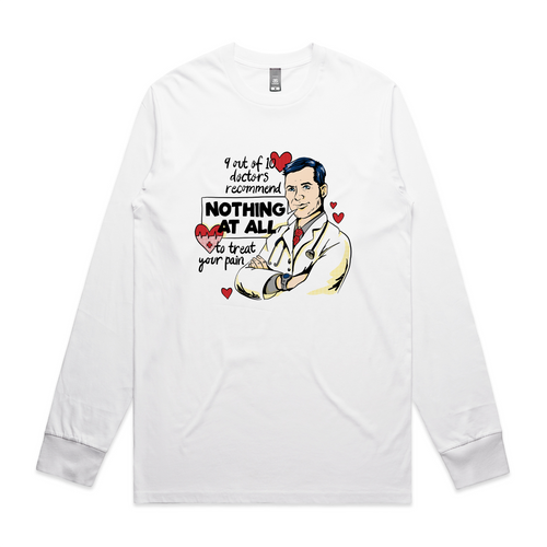 Doctors Recommend Tee by Lonely Kids Club. All clothing from our T-shirts to our shorts and hoodies are ethically made, and printed packed and shipped from Sydney.