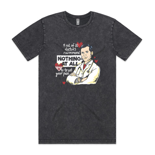Doctors Recommend Tee by Lonely Kids Club. All clothing from our T-shirts to our shorts and hoodies are ethically made, and printed packed and shipped from Sydney.