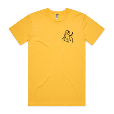 Dog Dad Tee by Lonely Kids Club. All clothing from our T-shirts to our shorts and hoodies are ethically made, and printed packed and shipped from Sydney.