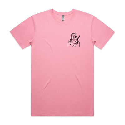 Dog Dad Tee by Lonely Kids Club. All clothing from our T-shirts to our shorts and hoodies are ethically made, and printed packed and shipped from Sydney.
