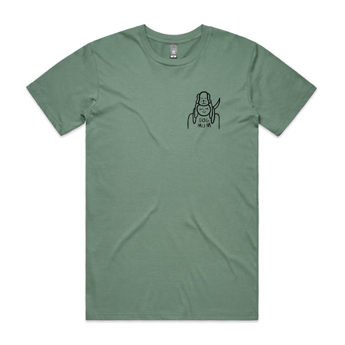 Dog Mum Tee by Lonely Kids Club. All clothing from our T-shirts to our shorts and hoodies are ethically made, and printed packed and shipped from Sydney.