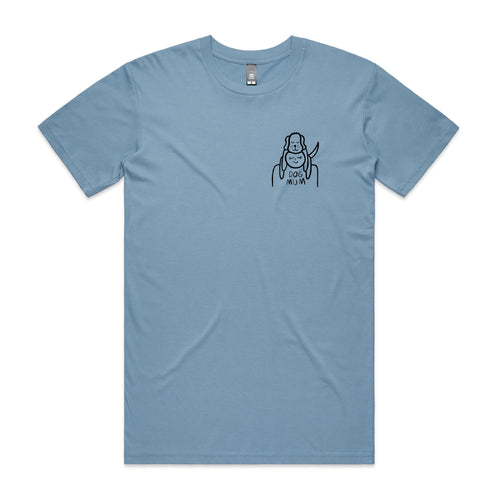 Dog Mum Tee by Lonely Kids Club. All clothing from our T-shirts to our shorts and hoodies are ethically made, and printed packed and shipped from Sydney.