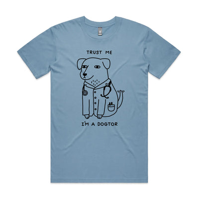 Dogtor T-shirt. Official design printed sustainably in Sydney.