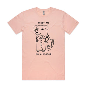 Dogtor T-shirt. Official design printed sustainably in Sydney.