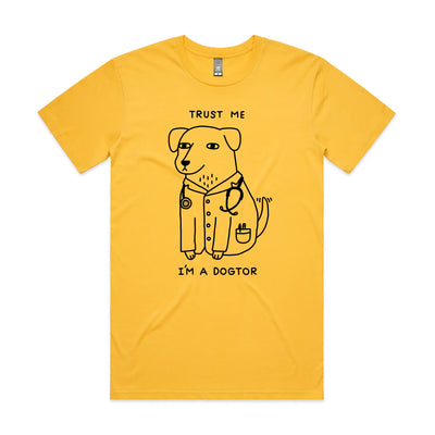 Dogtor Tee by Lonely Kids Club. All clothing from our T-shirts to our shorts and hoodies are ethically made, and printed packed and shipped from Sydney.