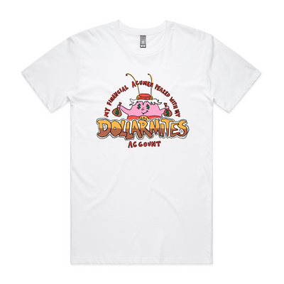 Dollarmites Tee by Lonely Kids Club. All clothing from our T-shirts to our shorts and hoodies are ethically made, and printed packed and shipped from Sydney.