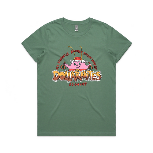 Dollarmites Tee by Lonely Kids Club. All clothing from our T-shirts to our shorts and hoodies are ethically made, and printed packed and shipped from Sydney.