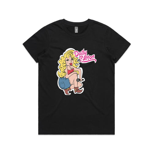 Dolly Parton Tee by Lonely Kids Club. All clothing from our T-shirts to our shorts and hoodies are ethically made, and printed packed and shipped from Sydney.