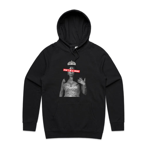 Don't Be A Chunt Hoodie by Lonely Kids Club. All clothing from our T-shirts to our shorts and hoodies are ethically made, and printed packed and shipped from Sydney.