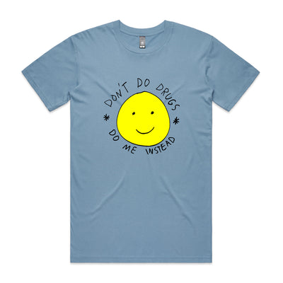 Don't Do Drugs Tee by Lonely Kids Club. All clothing from our T-shirts to our shorts and hoodies are ethically made, and printed packed and shipped from Sydney.