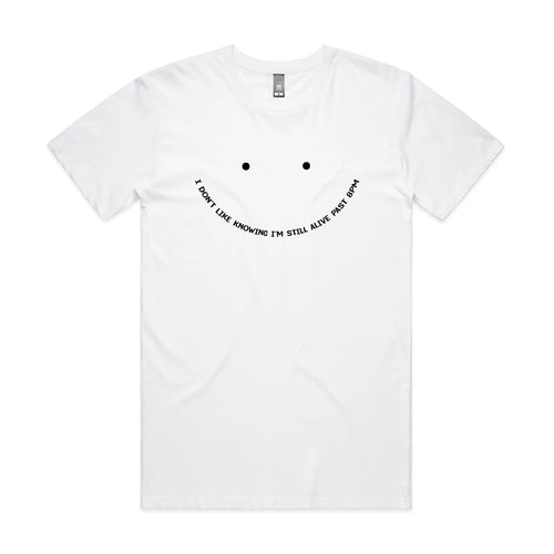 Don't Like Knowing Tee by Lonely Kids Club. All clothing from our T-shirts to our shorts and hoodies are ethically made, and printed packed and shipped from Sydney.