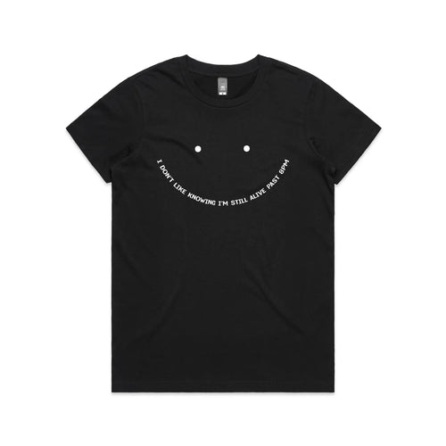 Don't Like Knowing Tee by Lonely Kids Club. All clothing from our T-shirts to our shorts and hoodies are ethically made, and printed packed and shipped from Sydney.