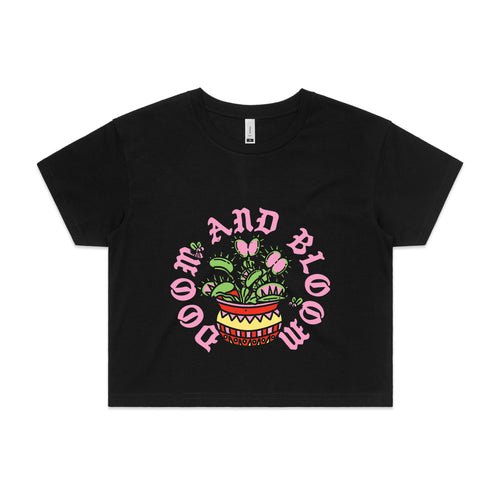 Doom And Bloom Tee by Lonely Kids Club. All clothing from our T-shirts to our shorts and hoodies are ethically made, and printed packed and shipped from Sydney.