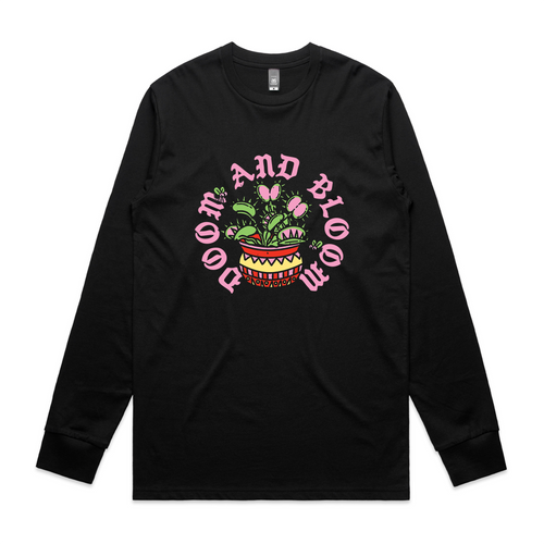 Doom And Bloom Tee by Lonely Kids Club. All clothing from our T-shirts to our shorts and hoodies are ethically made, and printed packed and shipped from Sydney.