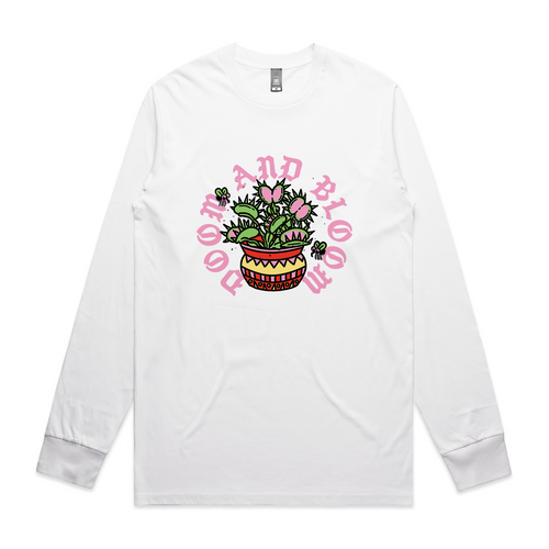 Doom And Bloom Tee by Lonely Kids Club. All clothing from our T-shirts to our shorts and hoodies are ethically made, and printed packed and shipped from Sydney.