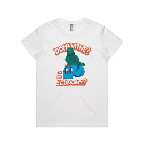 Dopamine Tee by Lonely Kids Club. All clothing from our T-shirts to our shorts and hoodies are ethically made, and printed packed and shipped from Sydney.